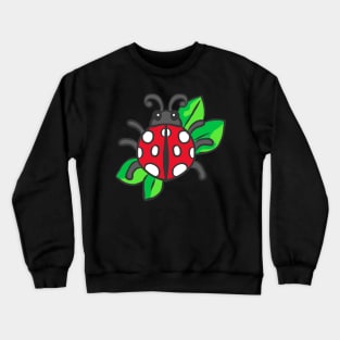 Ladybug Adoniskäfer cockchafer lucky ladybug luck Crewneck Sweatshirt